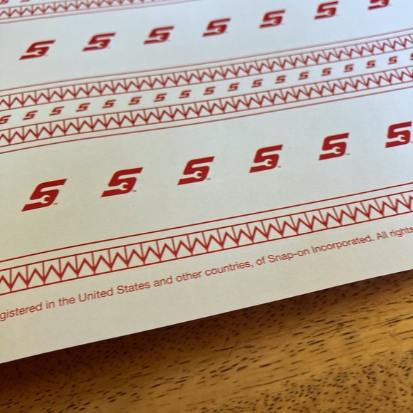 Snap On Tools Wrapping Paper - Picture 10 of 10